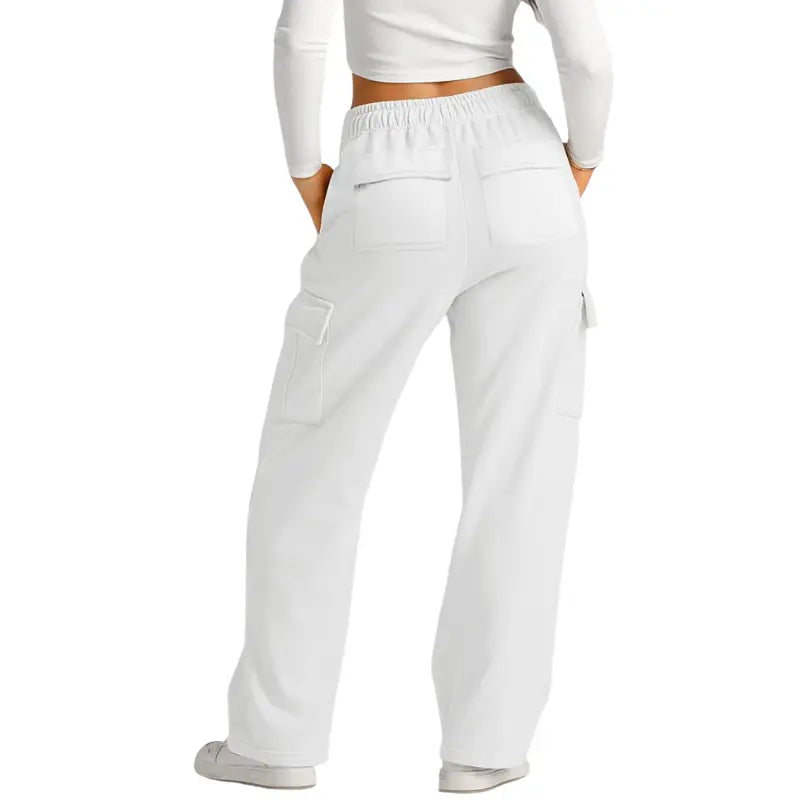 Sorrel – High-Waist Wide Leg Sweatpants for Women with Adjustable Waistband & Functional Pockets