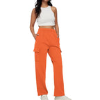 Sorrel – High-Waist Wide Leg Sweatpants for Women with Adjustable Waistband & Functional Pockets