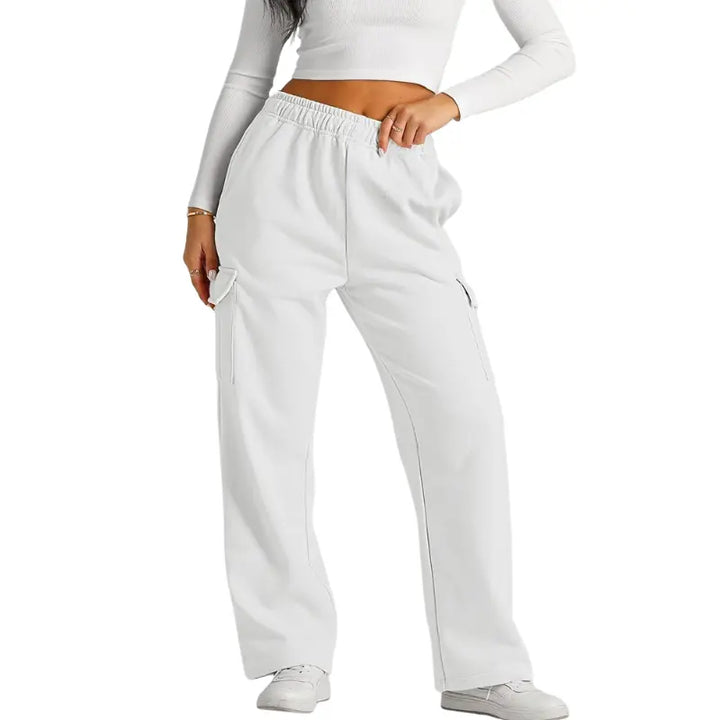 Sorrel – High-Waist Wide Leg Joggers for Women with Adjustable Waistband & Functional Pockets
