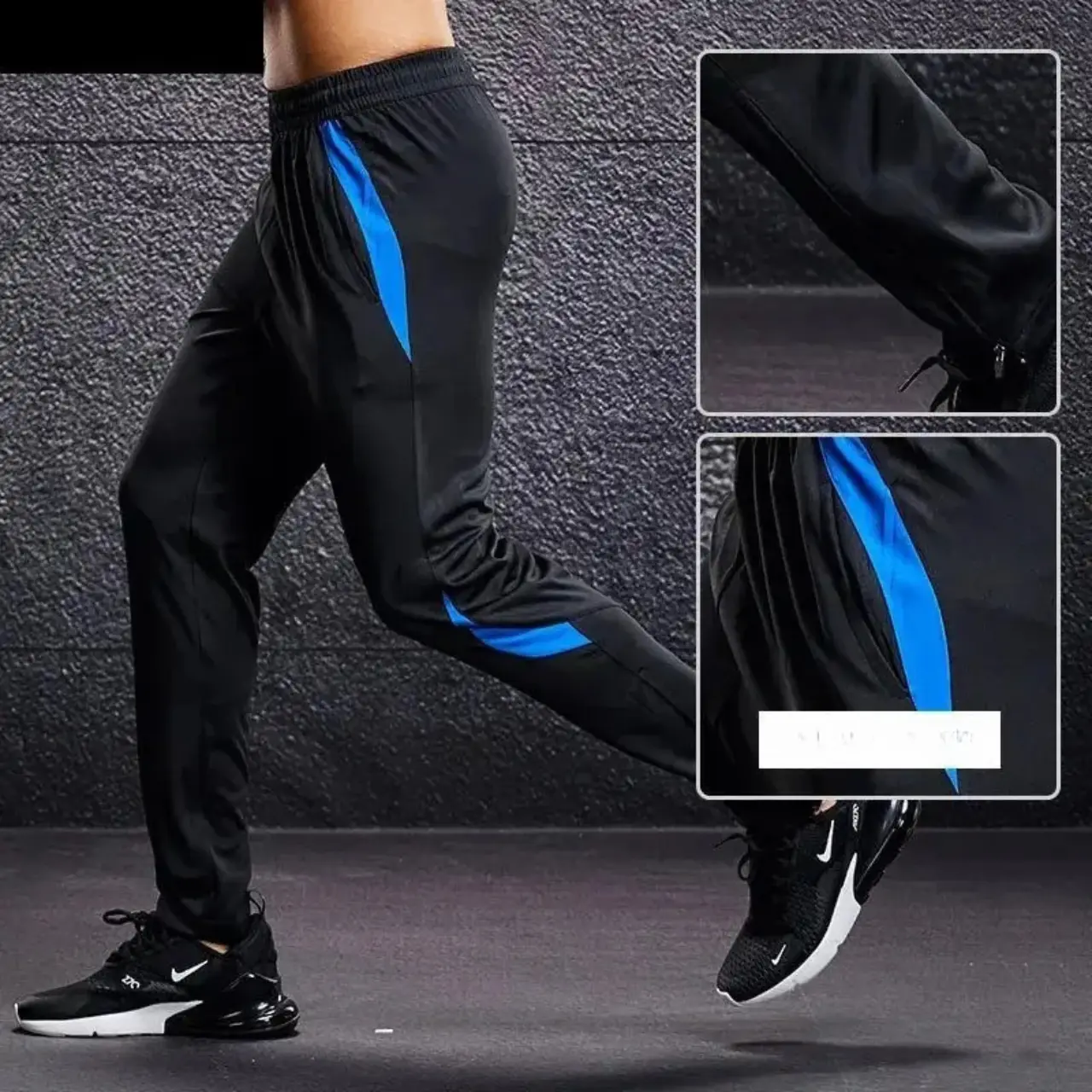 MunaWear - Joggers & Sweatpants - Zain – Men's Track Pants with Zipper Pockets for Running & Training - 