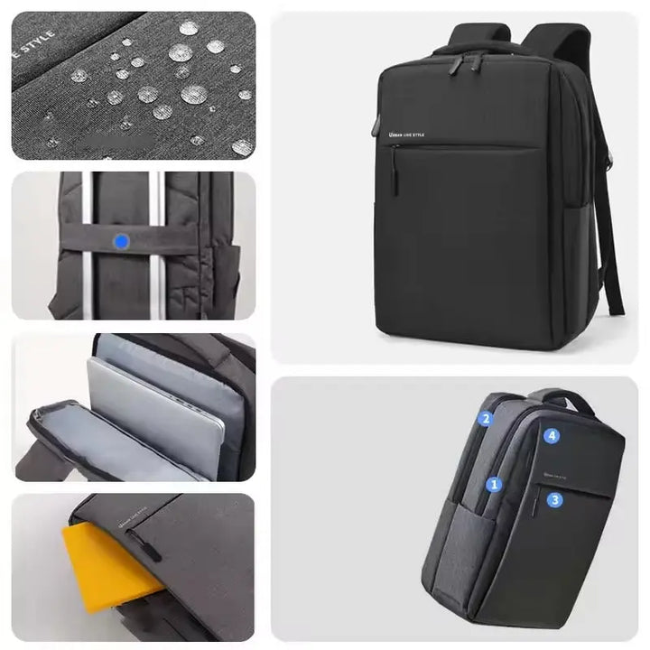 ZoomiePack – Large Capacity Waterproof Laptop Backpack for 15.6 & 17.3 Inch Laptops