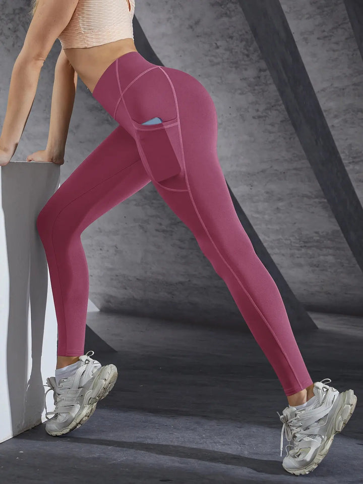 Mia – High-Waist Stretch Yoga Leggings with Pockets & Push-Up Design Size XS-L 11