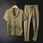 Tobias – Elegant Two-Piece Loungewear Set for Men with Relaxed-Fit Joggers, Size S-L 0