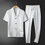 Tobias – Elegant Two-Piece Loungewear Set for Men with Relaxed-Fit Joggers, Size S-L 7