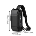 Ethan - Waterproof Anti-Theft USB Crossbody Bag with Multi-Pocket Design for Travel & Outdoor Activities 3