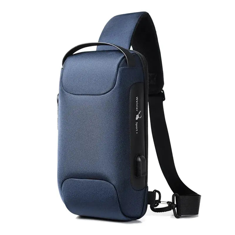 Ethan - Waterproof Anti-Theft USB Crossbody Bag with Multi-Pocket Design for Travel & Outdoor Activities 10