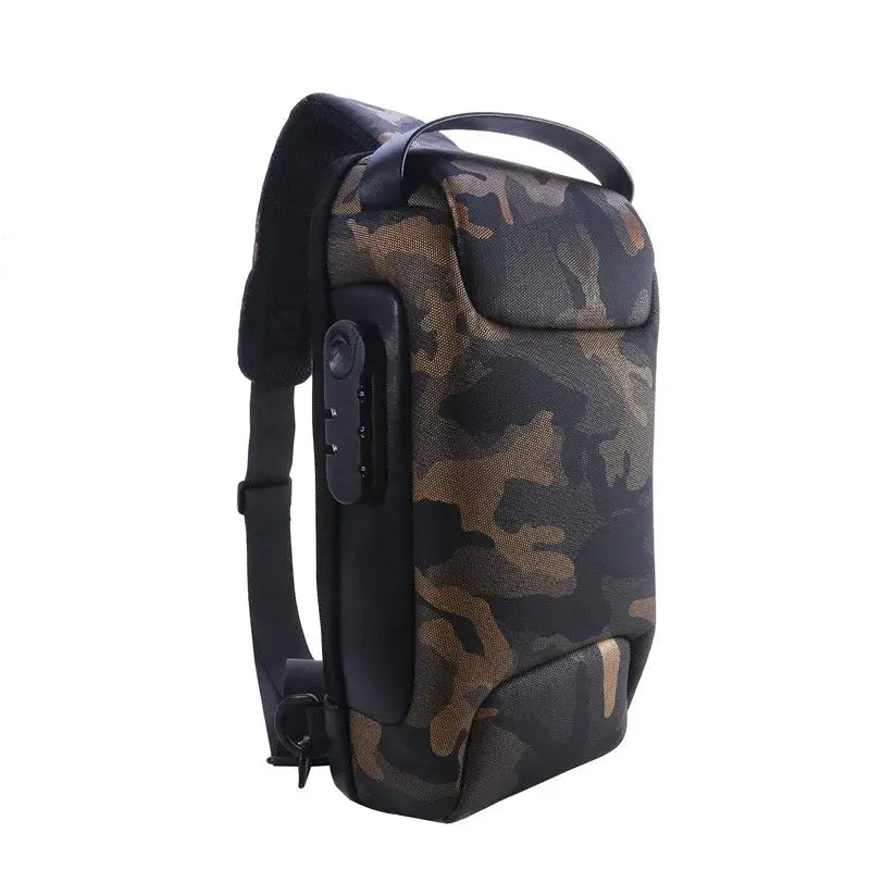 Ethan - Waterproof Anti-Theft USB Crossbody Bag with Multi-Pocket Design for Travel & Outdoor Activities 8