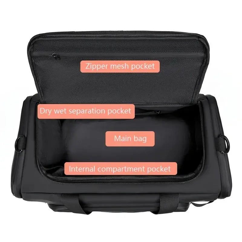 Liora - Large Capacity Multifunctional Luggage Bag With Compartments For Sports And Fitness 3