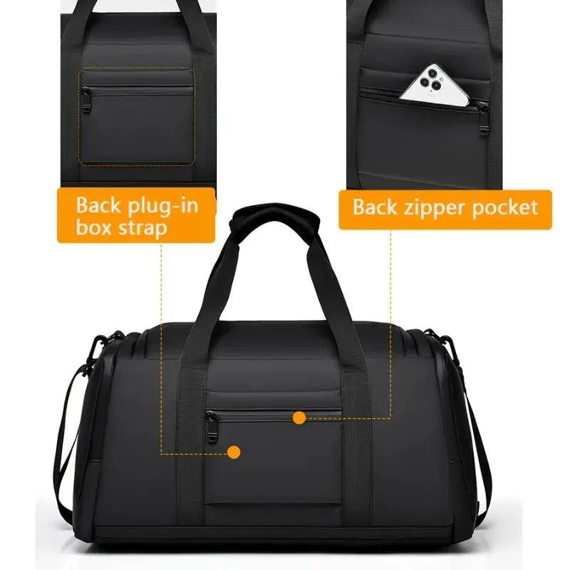 Liora - Large Capacity Multifunctional Luggage Bag With Compartments For Sports And Fitness 4