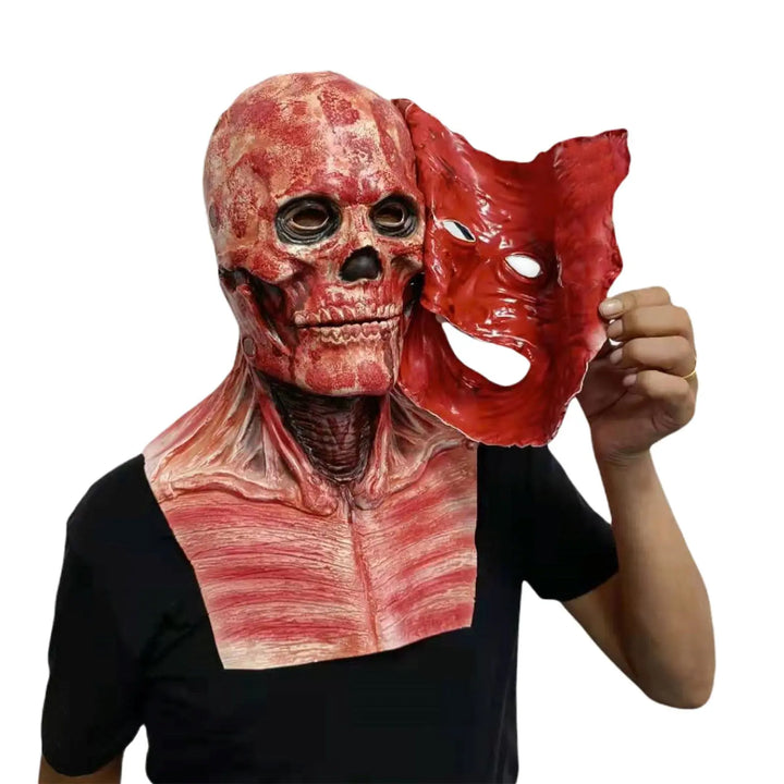 Creepy Halloween Horror Clown Mask – Realistic Latex Costume Accessory for Adults 3