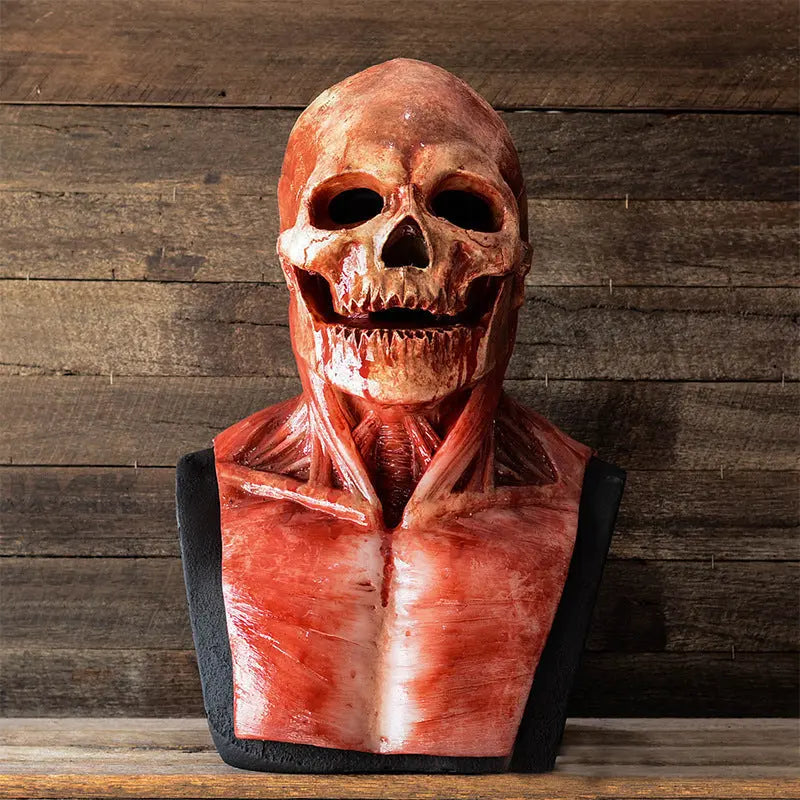 Creepy Skeleton Anatomy Halloween Mask for Adults – Realistic Scary Latex Design for Halloween Parties 1