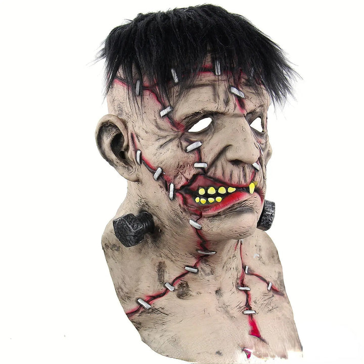 Halloween Frankenstein Monster Full Head Mask – Creepy Latex Costume Accessory for Parties 3