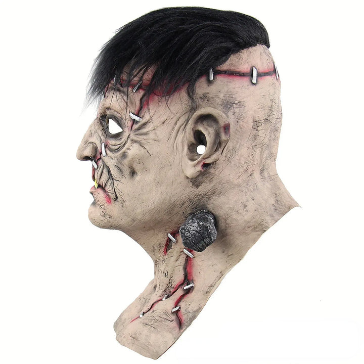 Halloween Frankenstein Monster Full Head Mask – Creepy Latex Costume Accessory for Parties 4