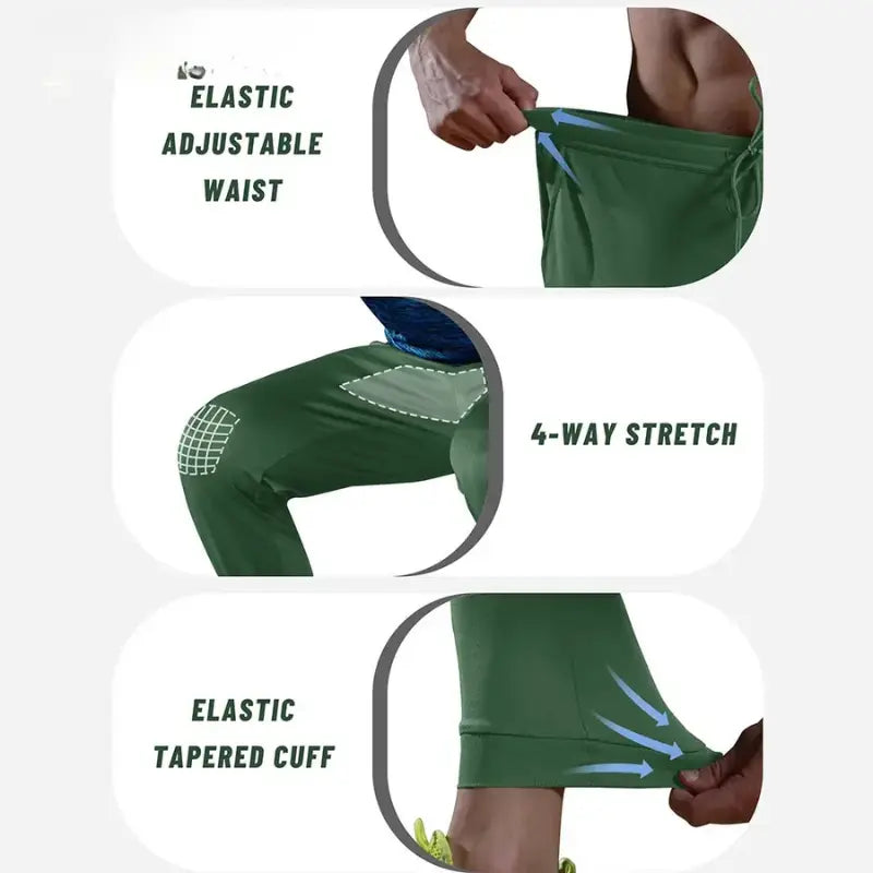 MunaWear - Men's Activewear - Caden - Lightweight Men's Jogger Pants With Quick-Dry Fabric For Outdoor Activities - 