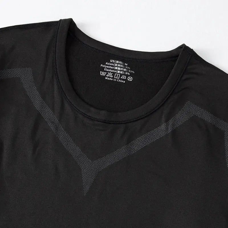 Ethan – Men's Black Long-Sleeved Fitness Underwear Set for Autumn/Winter, Comfortable & Warm Design, Size S-XXL 5