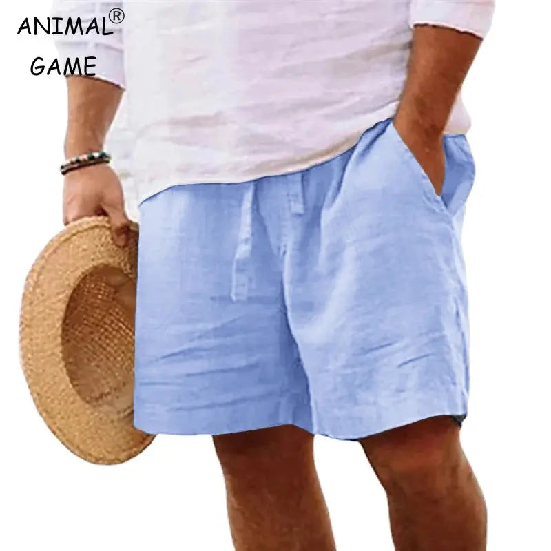 Liam - Lightweight Cotton Gym Shorts for Men, Breathable Athletic & Workout Shorts