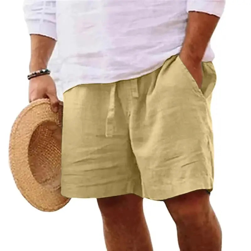 Liam - Lightweight Cotton Gym Shorts for Men, Breathable Athletic & Workout Shorts