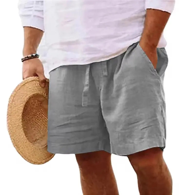 Liam - Lightweight Cotton Gym Shorts for Men, Breathable Athletic & Workout Shorts