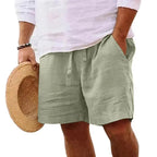 Liam - Lightweight Cotton Gym Shorts for Men, Breathable Athletic & Workout Shorts