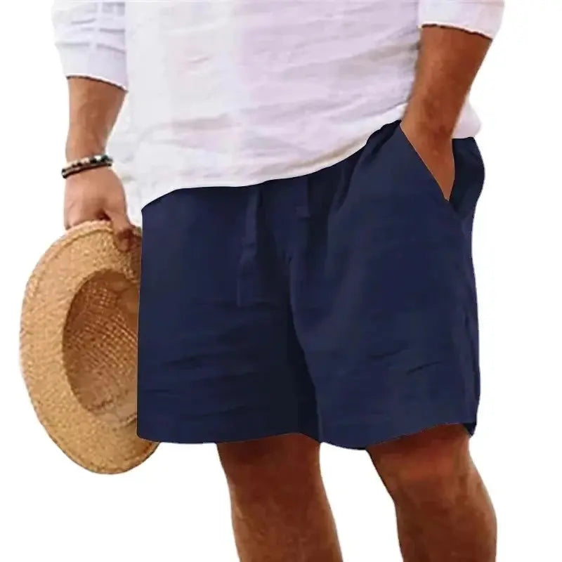 Liam - Lightweight Cotton Gym Shorts for Men, Breathable Athletic & Workout Shorts