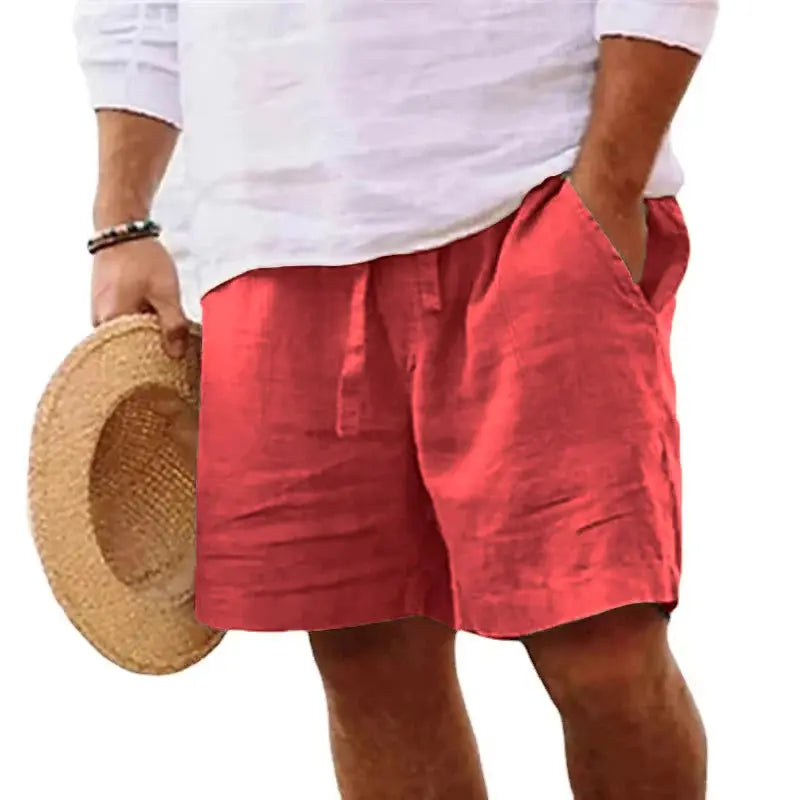 Liam - Lightweight Cotton Gym Shorts for Men, Breathable Athletic & Workout Shorts