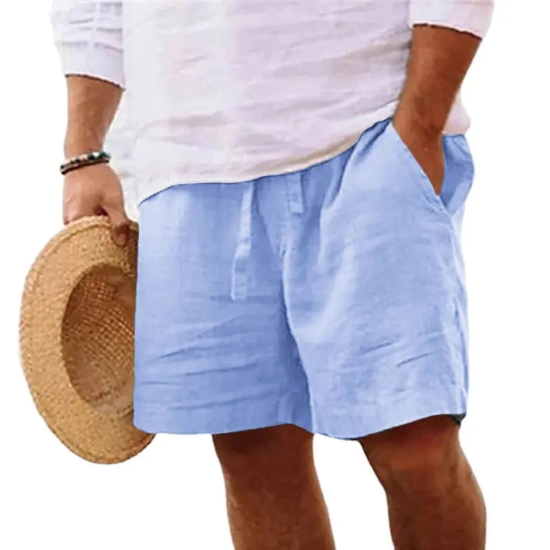 Liam - Lightweight Cotton Gym Shorts for Men, Breathable Athletic & Workout Shorts