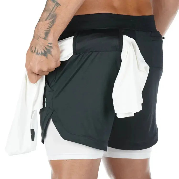 Ethan – Camo 2-in-1 Quick Dry Running Shorts for Men, Gym & Workout Comfort