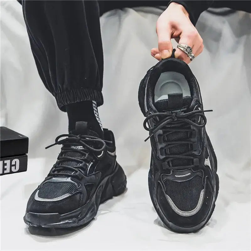 Caden - Breathable Men's Sneakers With Thick Sole For Outdoor Casual Wear 3