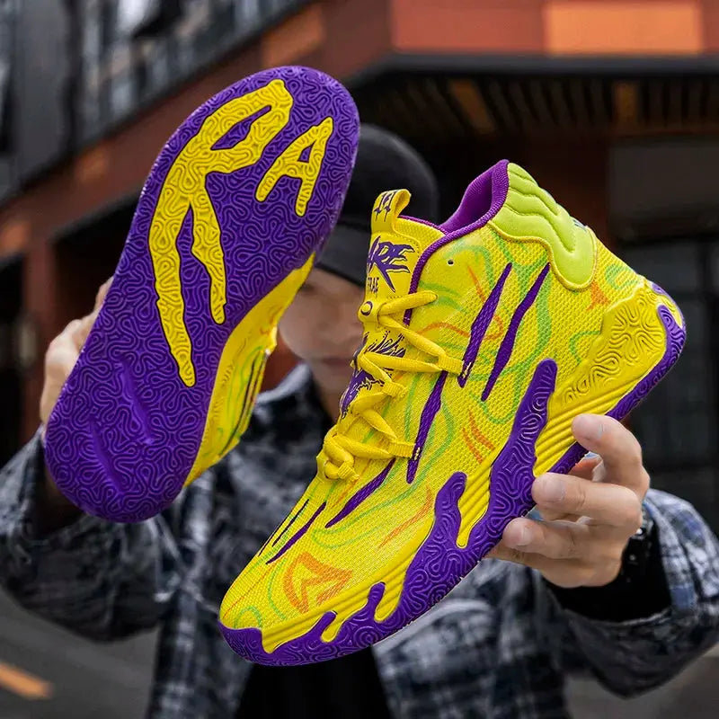 MunaWear  Men's Basketball Shoes  Liam - Breathable Basketball Shoes for Men and Women with Comfortable Fit for Training and Casual Wear