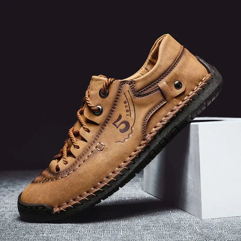 Ethan – Classic Leather Casual Shoes for Men with Non-Slip Design, Size 7-12 1