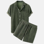 Ferdi – Stylish and Comfortable Men's Corduroy Set - Green