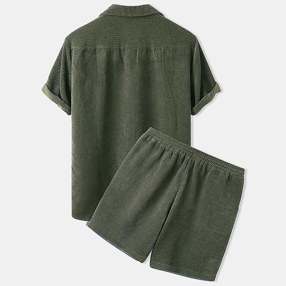 Ferdi – Stylish and Comfortable Men's Corduroy Set - Green