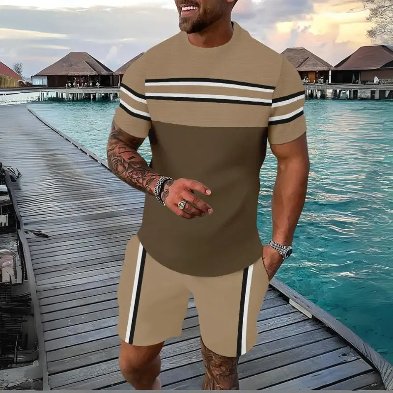 Ryan  – Stylish Two-Piece Summer Set for Men, Perfect for Casual Outings and Relaxation