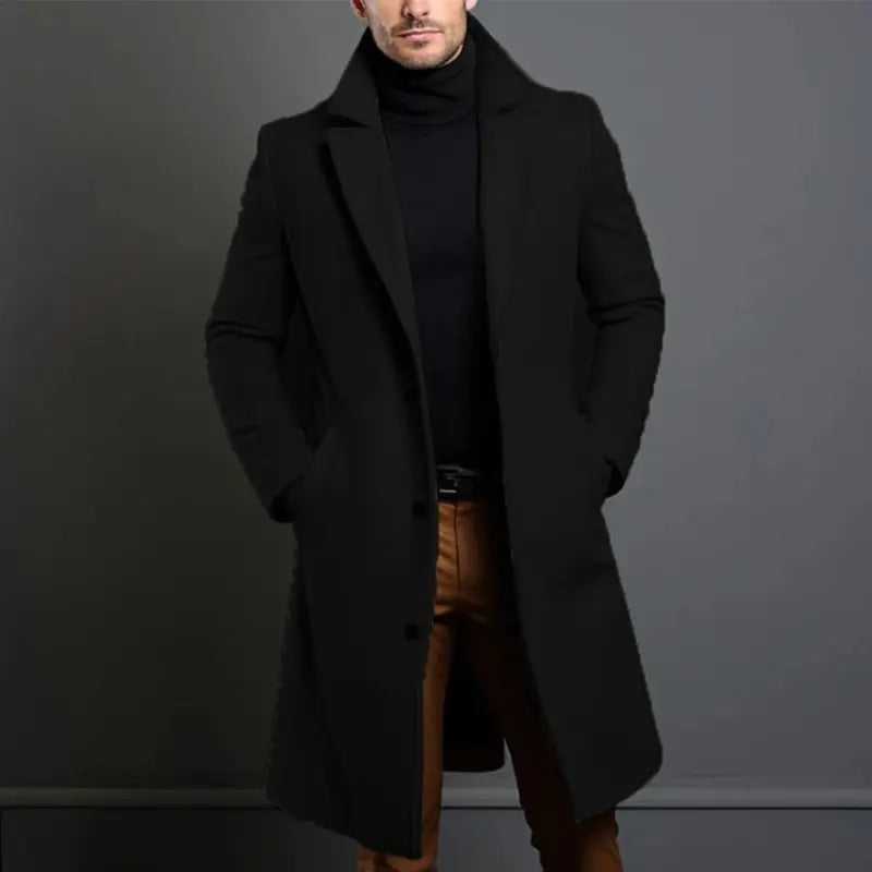 Caden – Slim-Fit Men's Winter Coat With Elegant Silhouette For Office And Casual Wear 0