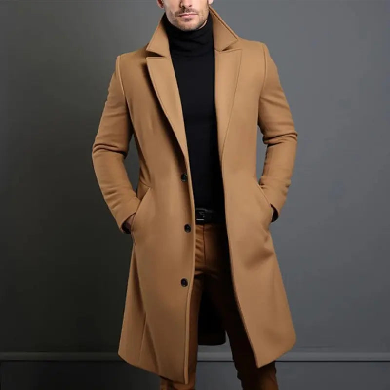Caden – Slim-Fit Men's Winter Coat With Elegant Silhouette For Office And Casual Wear 1