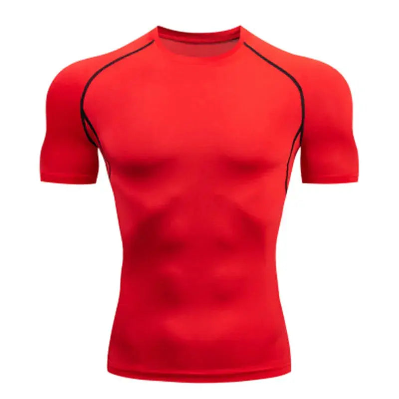 Caleb – Men's Compression T-Shirt for Outdoor Training & Fitness Activities, Breathable Fabric