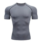 Caleb – Men's Compression T-Shirt for Outdoor Training & Fitness Activities, Breathable Fabric