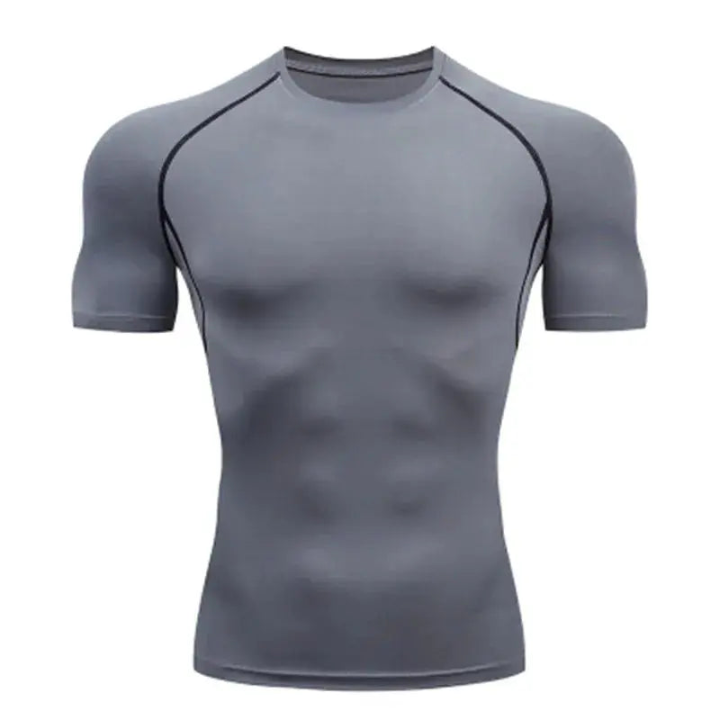 Caleb – Men's Compression T-Shirt for Outdoor Training & Fitness Activities, Breathable Fabric