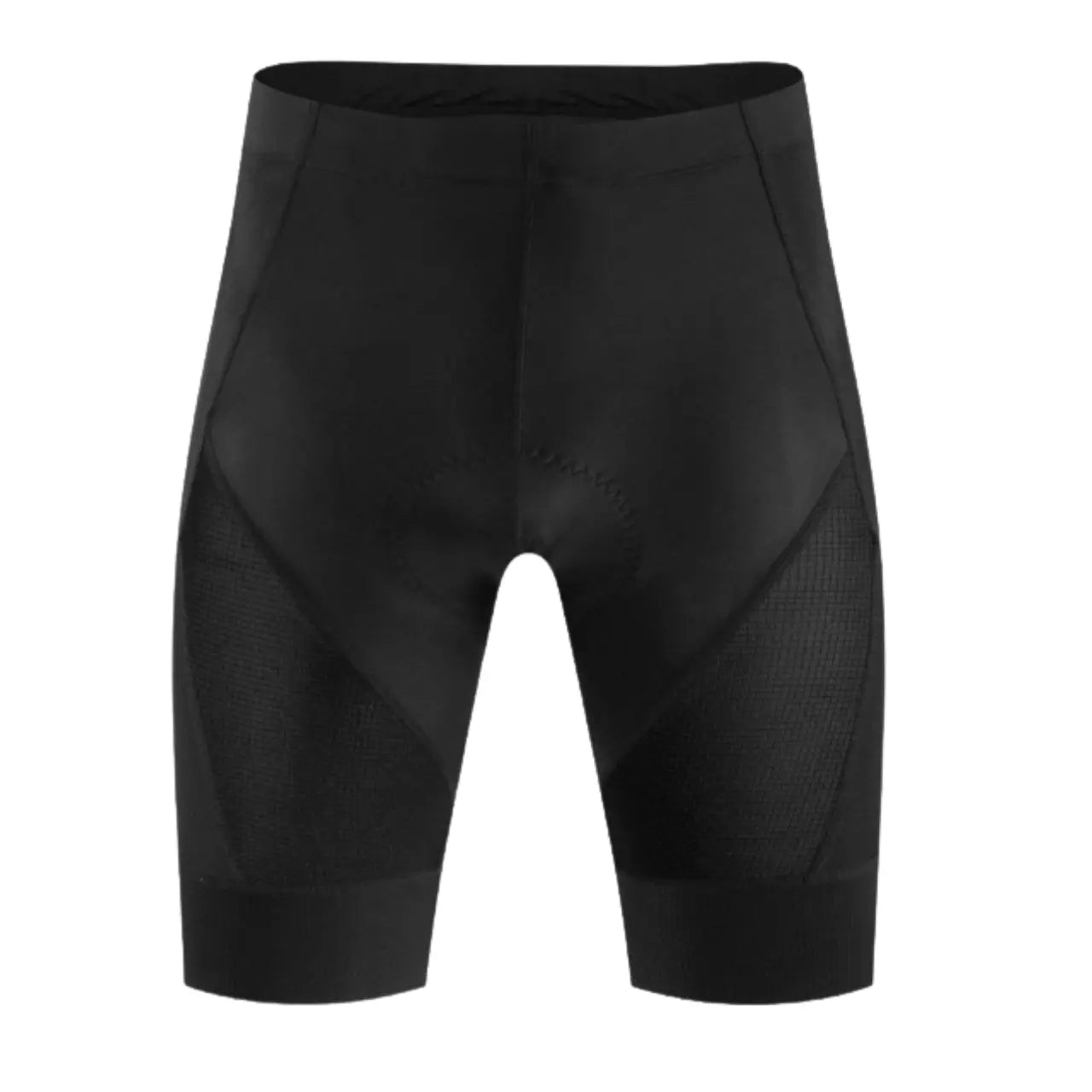 MunaWear - Men's Cycling Shorts - Ethan - Men's Cycling Shorts with Gel Padding for Comfort & UV Protection, Ideal for MTB & Road Cycling - Black-001 / XL