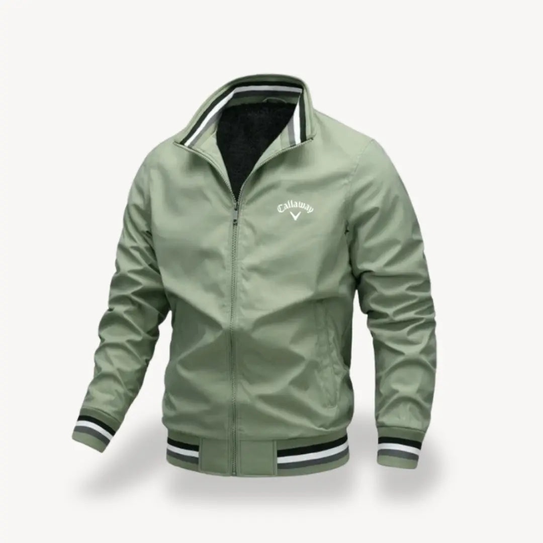 Men's Waterproof Golf Jacket - Lightweight Windbreaker with Water-Resistant Fabric for Casual Outings and Outdoor Activities 6
