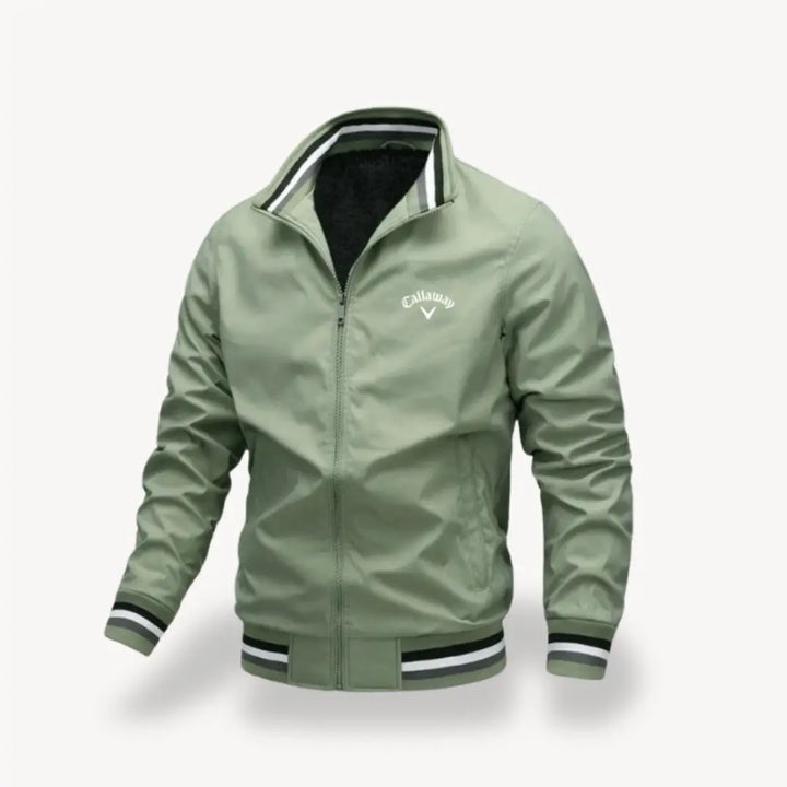 Men's Waterproof Golf Jacket - Lightweight Windbreaker with Water-Resistant Fabric for Casual Outings and Outdoor Activities 6