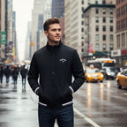 MunaWear - Men's Golf Apparel - Caden – Lightweight Men's Golf Jacket With Water-Resistant Fabric For Casual Outings And Outdoor Activities - 