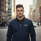 MunaWear - Men's Golf Apparel - Caden – Lightweight Men's Golf Jacket With Water-Resistant Fabric For Casual Outings And Outdoor Activities - 