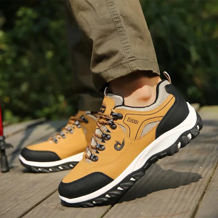 Ethan – Waterproof Leather Hiking Boots for Men, Durable Tactical Sneakers, Size 7-12 2