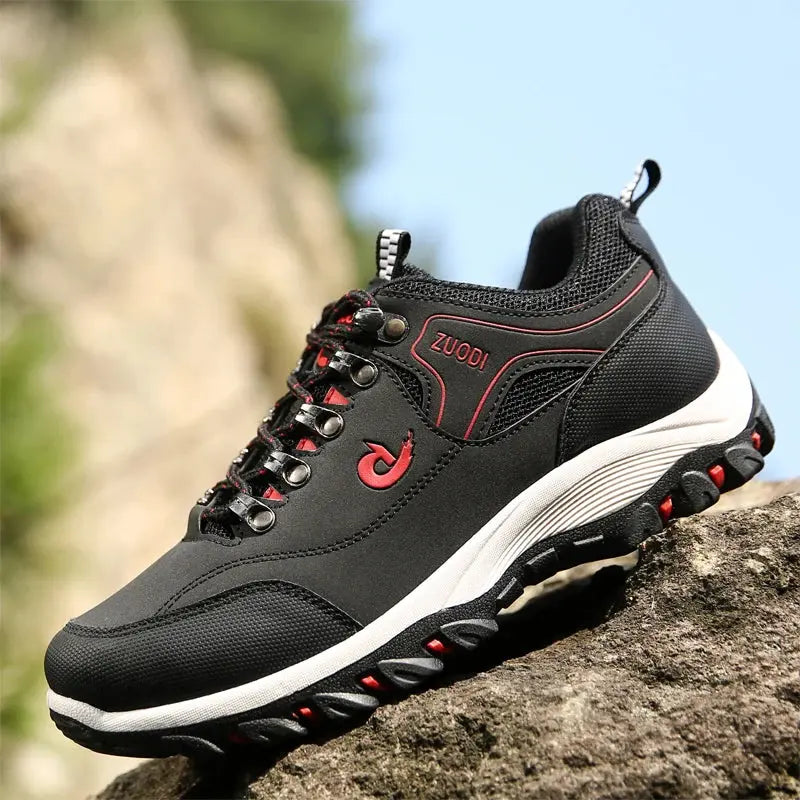 Ethan – Waterproof Leather Hiking Boots for Men, Durable Tactical Sneakers, Size 7-12 5