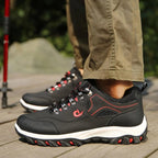 MunaWear - Men's Hiking Shoes - Remy – Waterproof Leather Hiking Boots for Men, Durable Sneakers - 