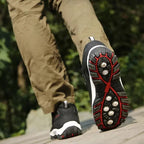 MunaWear - Men's Hiking Shoes - Remy – Waterproof Leather Hiking Boots for Men, Durable Sneakers - 