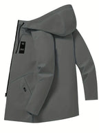 Caden - Stylish Men's Casual Jacket With Hood And Drawstring For Spring And Autumn 6
