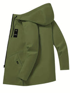 Caden - Stylish Men's Casual Jacket With Hood And Drawstring For Spring And Autumn 3