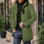 Caden - Stylish Men's Casual Jacket With Hood And Drawstring For Spring And Autumn